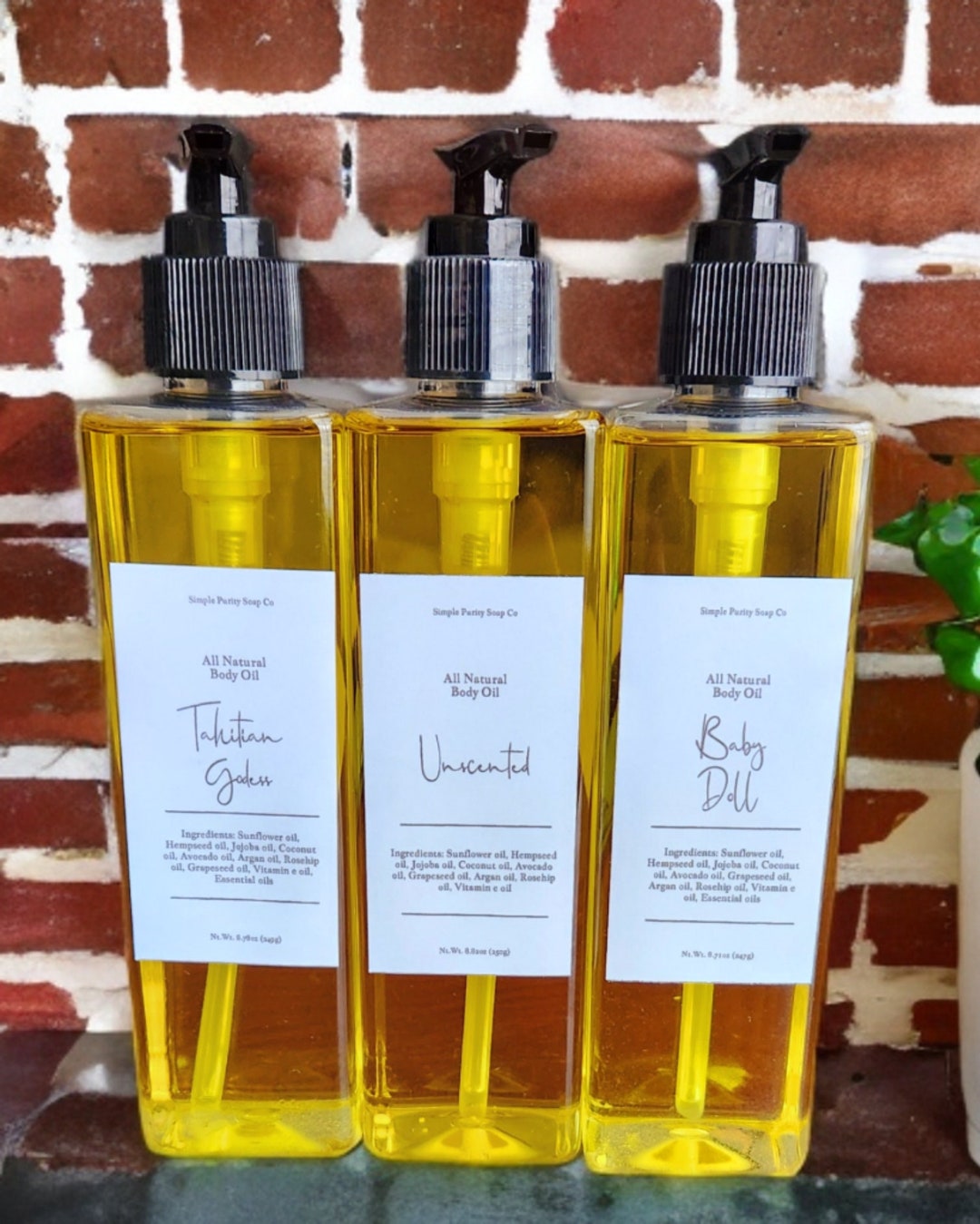 All Natural Body Oil | Hydrating | Multiple Scents| Gentle | Body Care ...