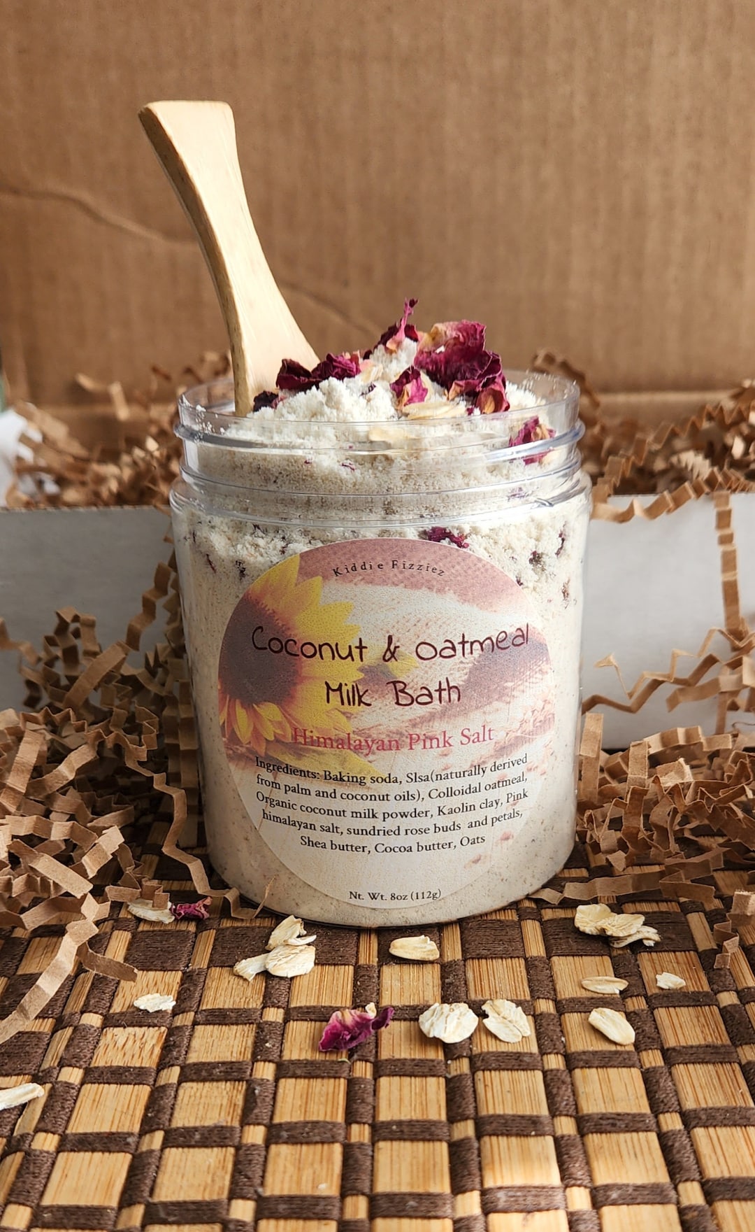 Coconut Oatmeal Milk Bath Soak.foaming Milk Bath Soak.coconut Etsy