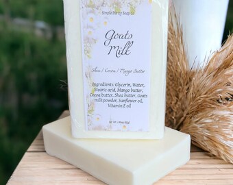 Goats Milk Soap Soap Bar.