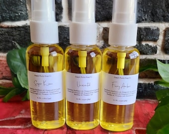 Mini All Natural Body Oils | Hydrating | Multiple Scents | Gentle | Body Care | 2oz