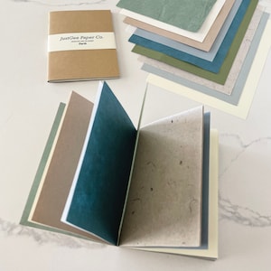 Passport Size Mixed Paper Journal: Earth Tone Traveler&#39;s Notebook Insert