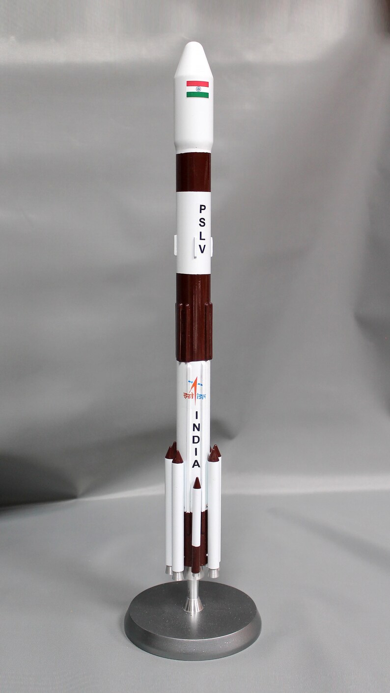 Indian ISRO Space rocket spacecraft PSLV scale model Etsy