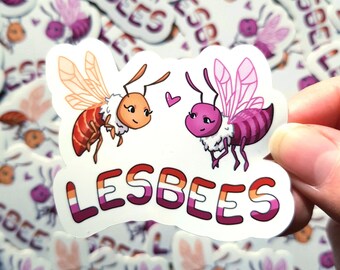 Pride Sticker Lesbees Lesbische Bienen