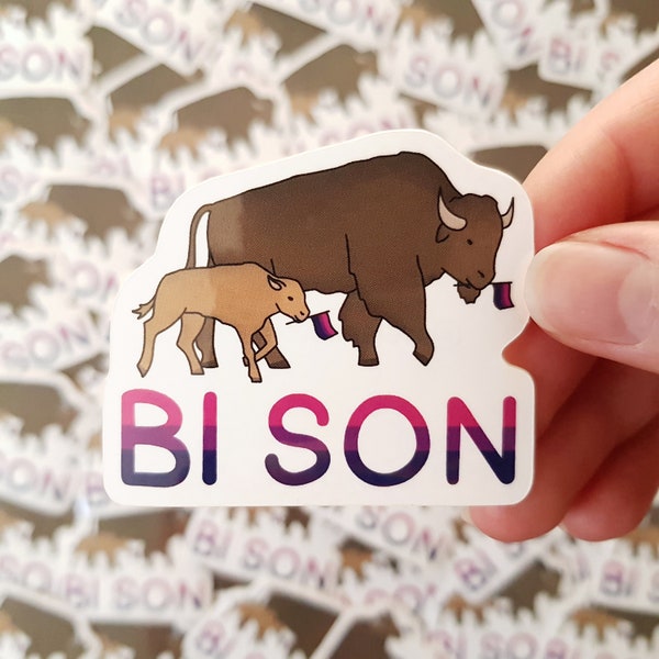 Pride Sticker Bison