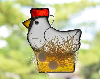 Chicken n' Egg Suncatcher/Night Light/Ornament