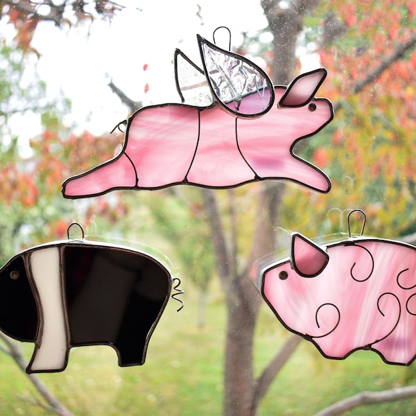 Pig Suncatcher / Nightlight / Ornament