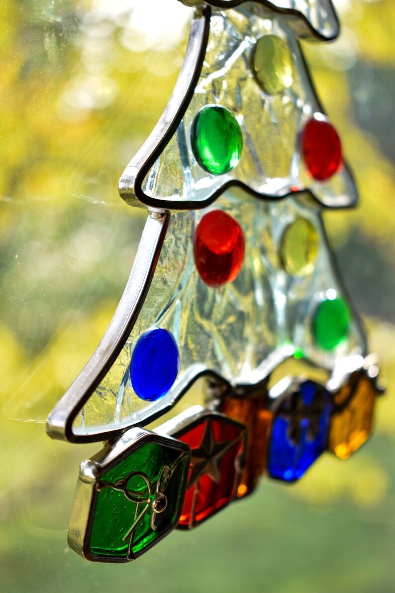 Christmas Tree Suncatcher / Ornament Etsy
