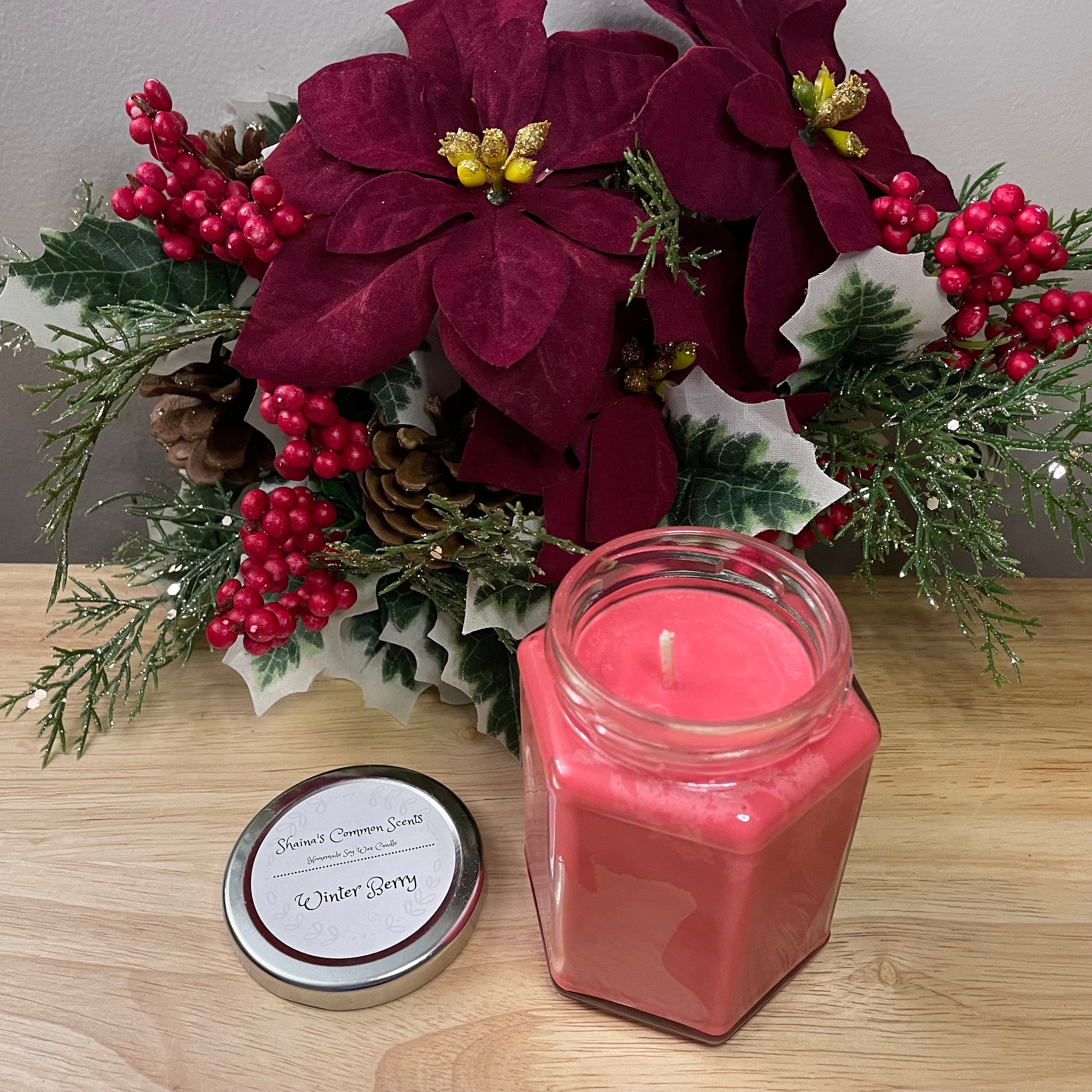 Winter Berry Soy Wax Candle