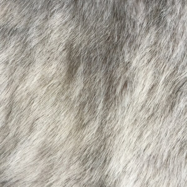 Gray Faux Fur Fabric / Wedding Shawl Fabric / Fake Fur Fabric/ Imitation fur fabric length 50CM / Width150CM