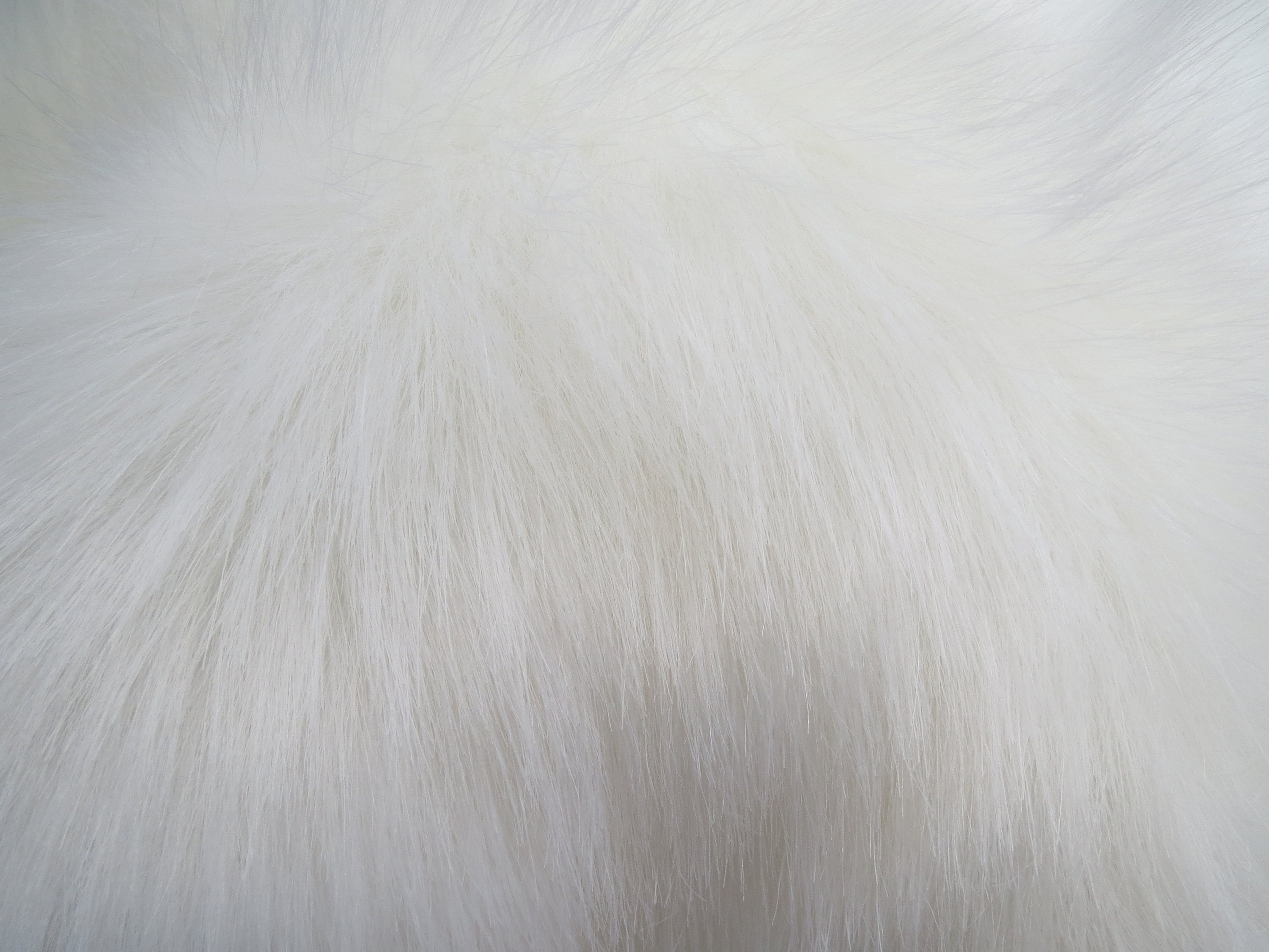 Platinum Solid Arctic Fox Fur Fabric / Sold By The Yard/EcoShag®