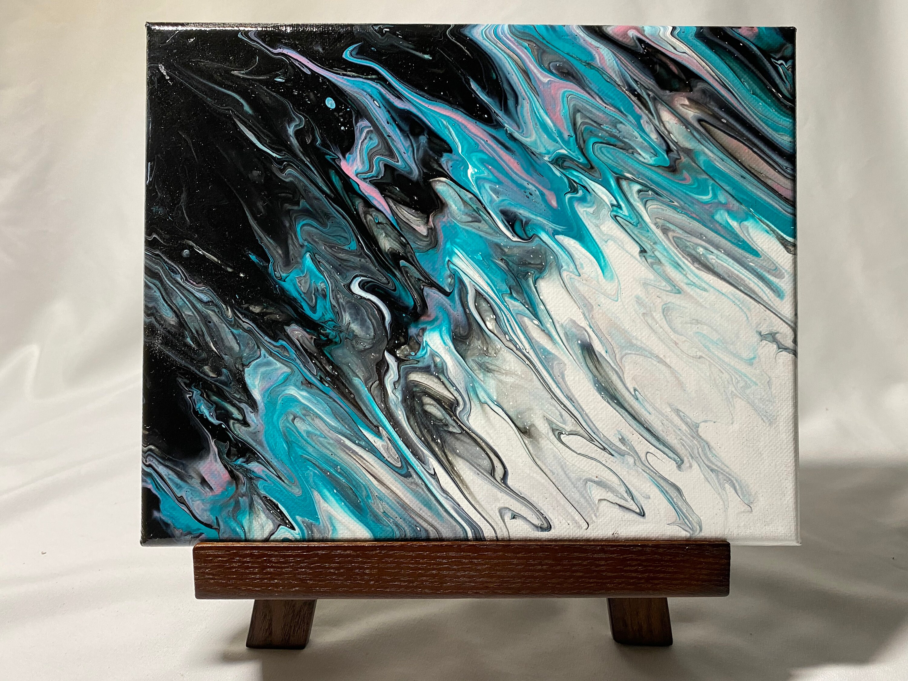 8x10 ACRYLIC POURED PAINTING on Canvas art Liquid Acrylic Etsy UK