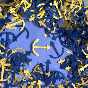 Navy & Gold Boot Anker - Party Dekorationen, Foto Requisiten, Displays, Scrapbooking, Kunst Verschönerungen.