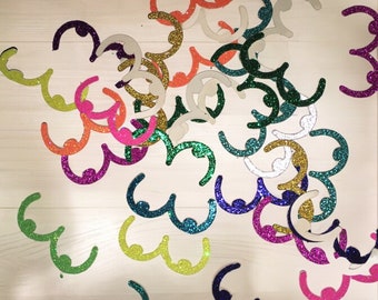 Mezcla de colores con purpurina para confeti de senos