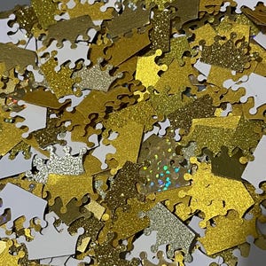 Gold Mix Krone Papierstreutisch Konfetti. - Prinzessin, Partydekoration, Foto-Requisiten, Displays, Scrapbooking, Kunst und Verzierungen.