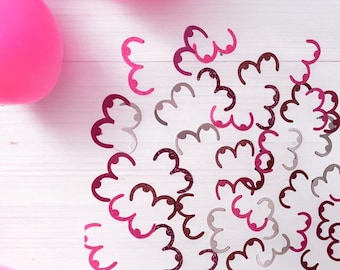 Mezcla de confeti rosa para senos