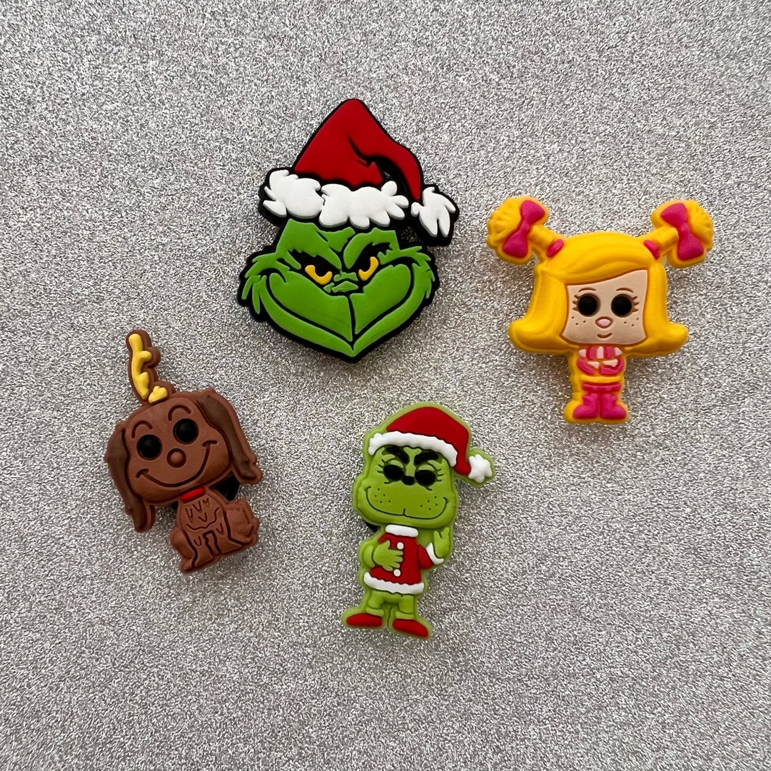 How the Grinch Stole Christmas the Grinch Croc Shoe Charms Etsy