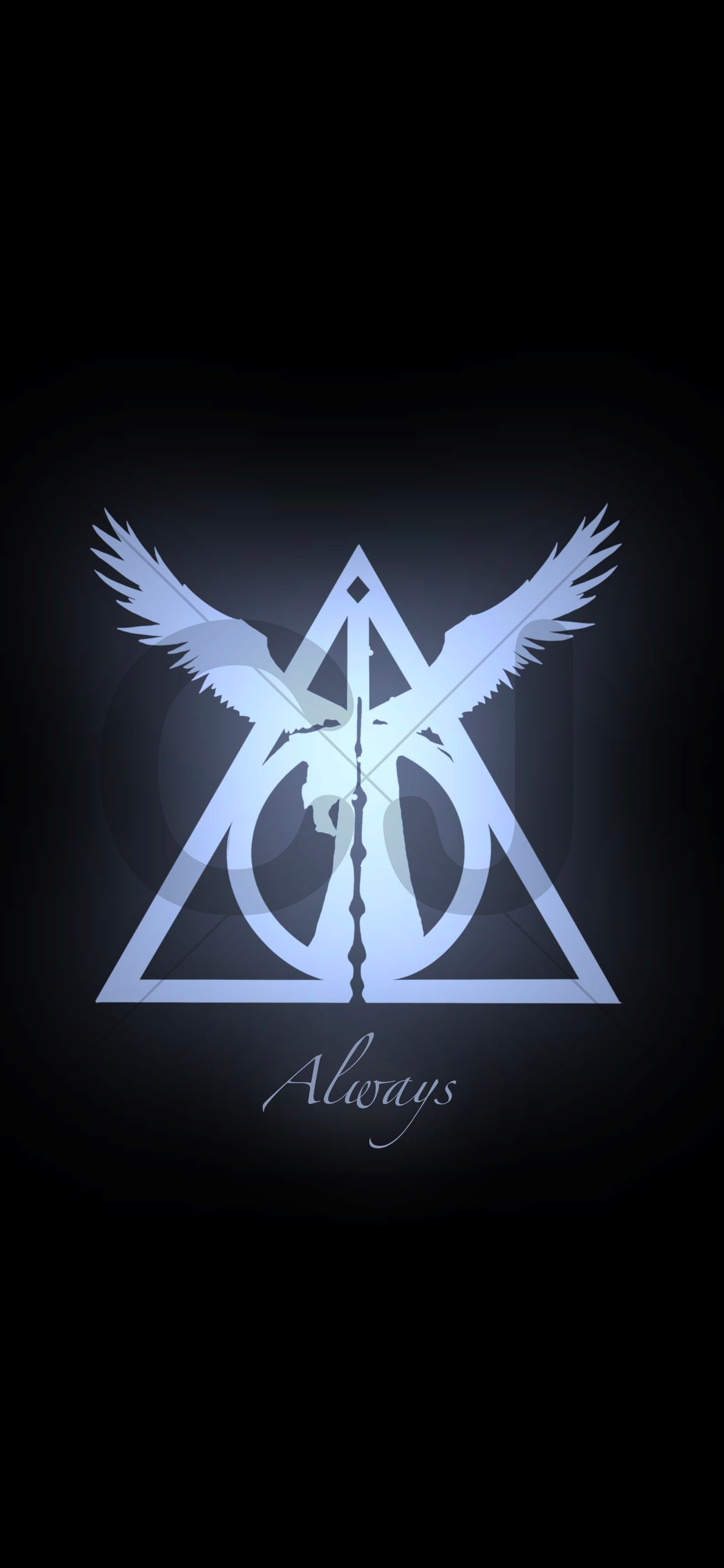 Deathly Hallows Symbol Background