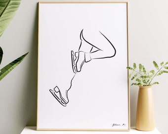 Ice Skating Nude - Etsy