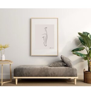 Woman Silhouette Nude Woman Line Art Female Nudity Woman - Etsy