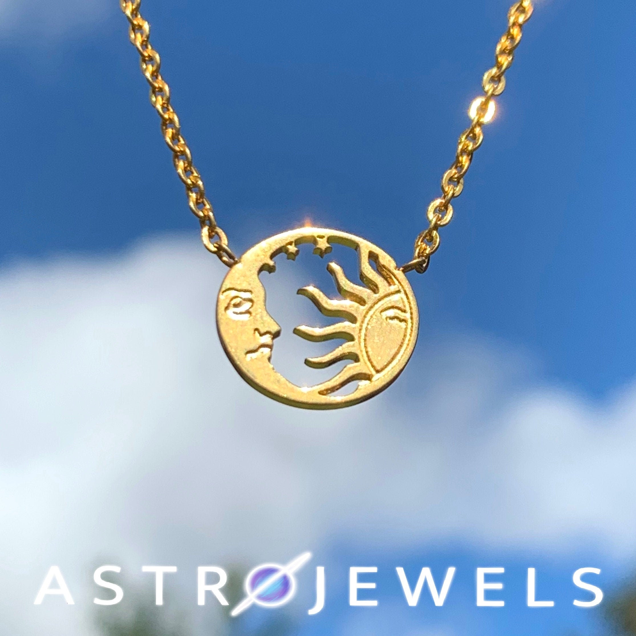 Moon Necklace Moon Phase Necklace 
