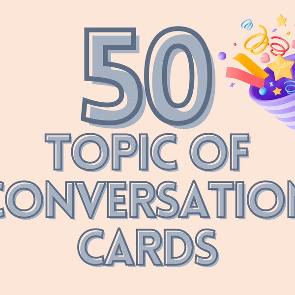 Printable Cards: Engaging Icebreakers, Team Bonding Questions, Know-You Games, Dinner Prompts, Fun Family Topics, Road Trip Chats, Tea Time