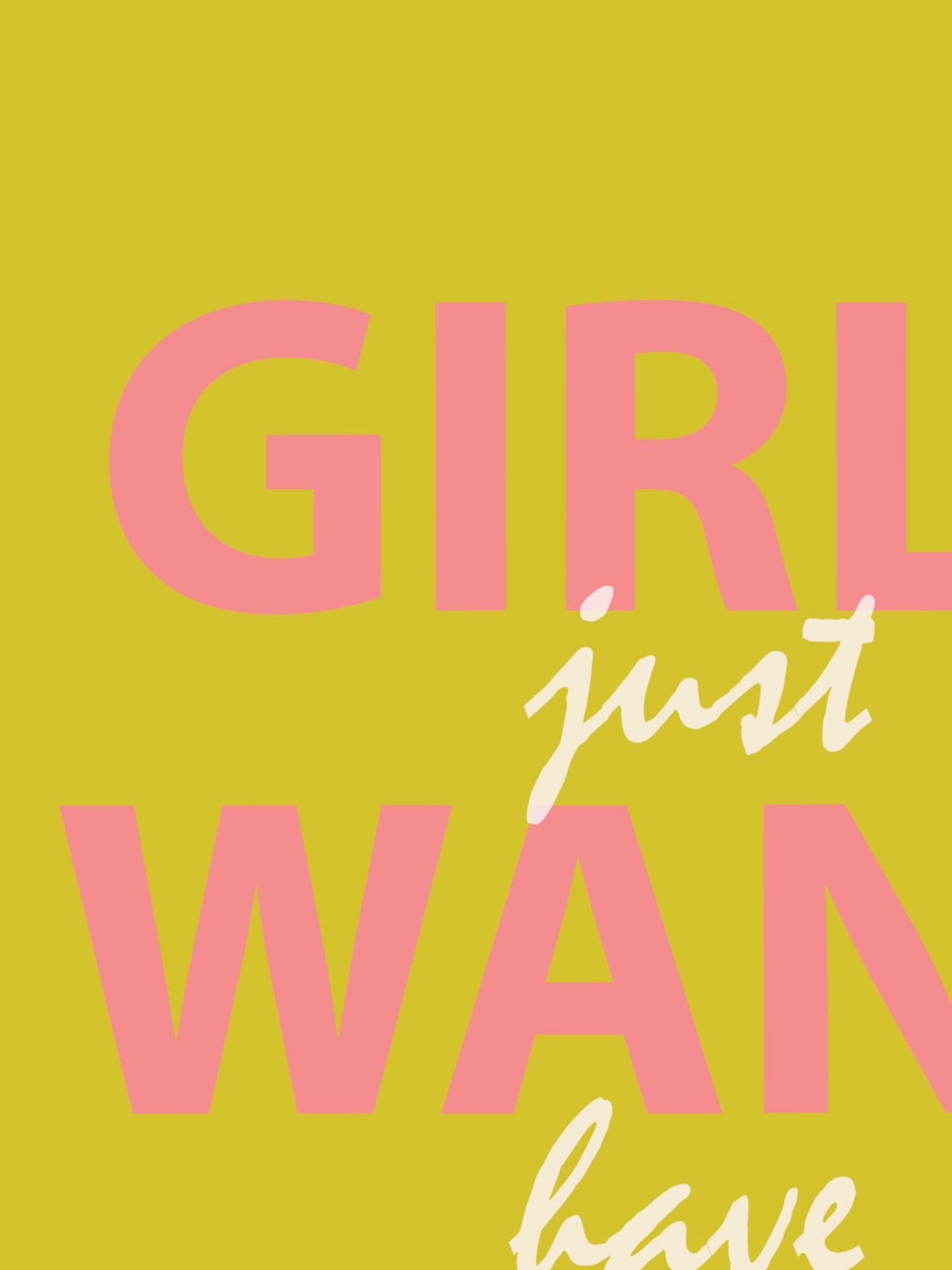 GIRLS JUST Wana Have FUN House Print Graphic Bright Print Etsy UK