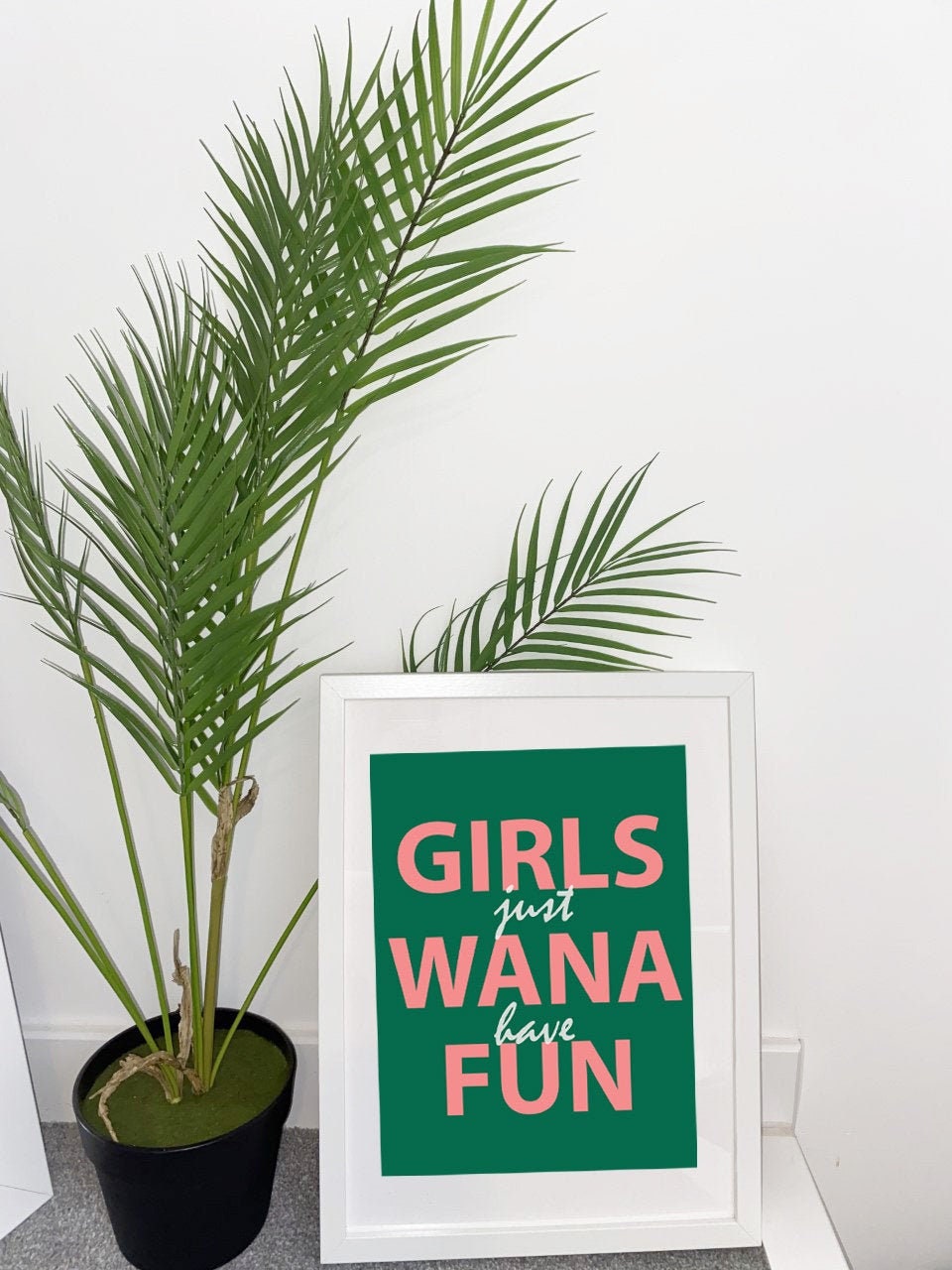 GIRLS JUST Wana Have FUN House Print Graphic Bright Print Etsy UK