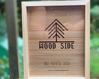 Custom Wood Burn 8 x 10 Frame
