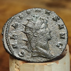 Pièce de monnaie romaine de l&#39;empereur Gallien AE3, Antoninien antique du IIIe siècle