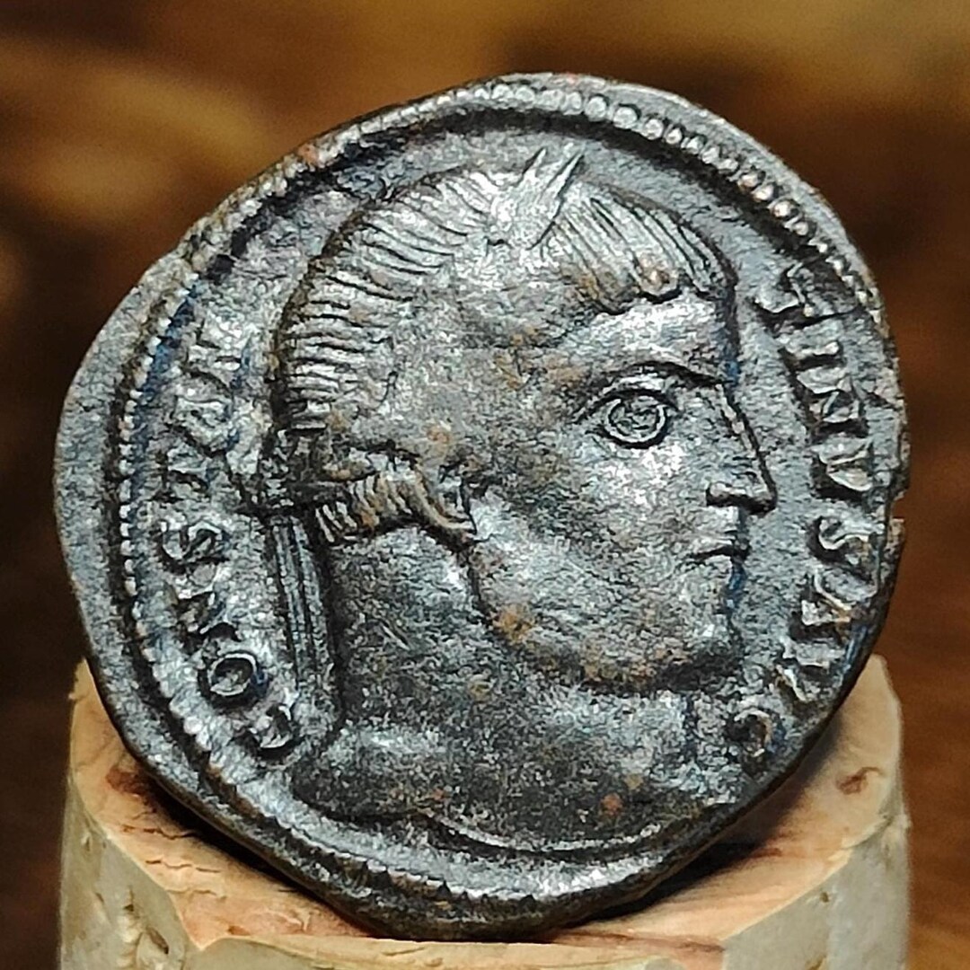 Constantine the Great Roman Coin With Camp Gate Reverse, 4th Century ...