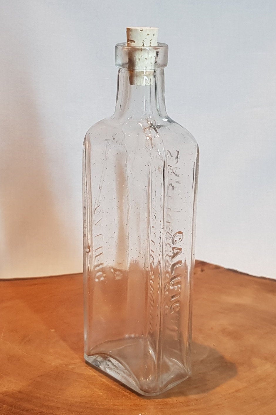 Vintage California Fig Syrup Bottle Old Medicine Bottle With Etsy