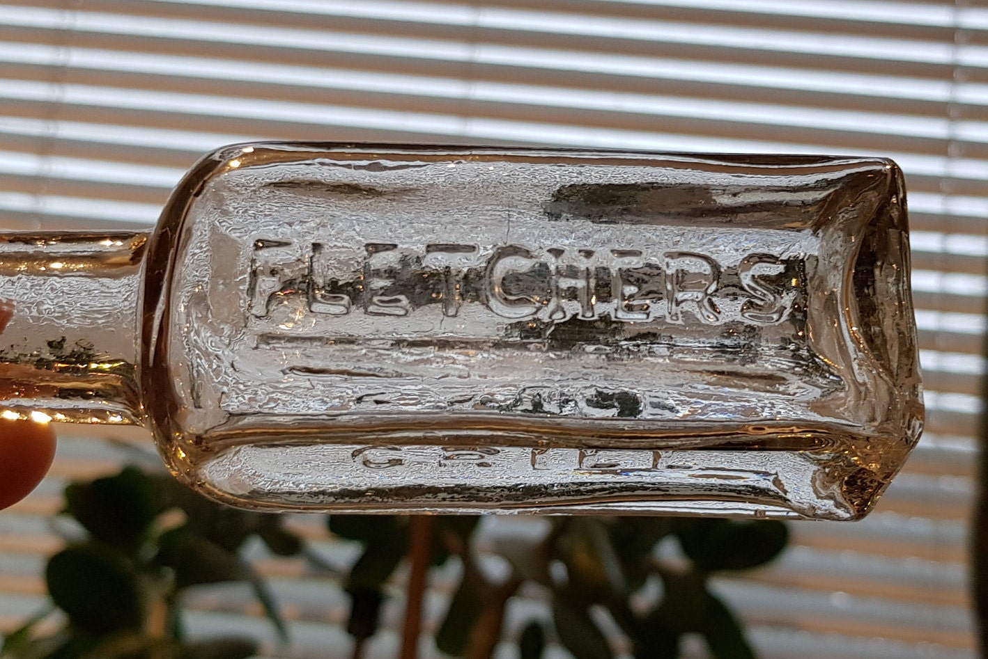 Vintage small Fletchers Grill Sauce bottle from around the Etsy