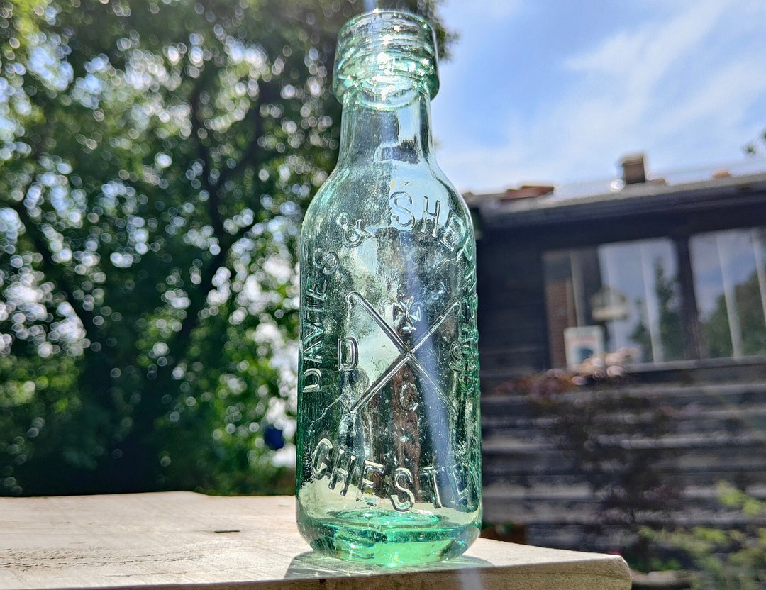 Vintage Chester Bottle Antique Bottle Embossed Shepherd Etsy