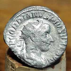 Gordian III Roman Antoninianus, ancient double denarius coin