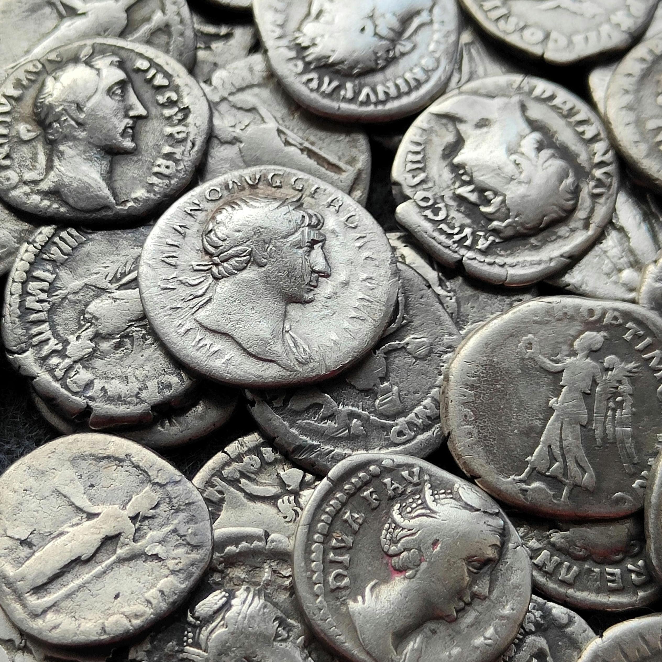 Roman Silver Coins 全5巻セット Genuine Roman Silver Denarii From the 2nd Century, Ancient Coins