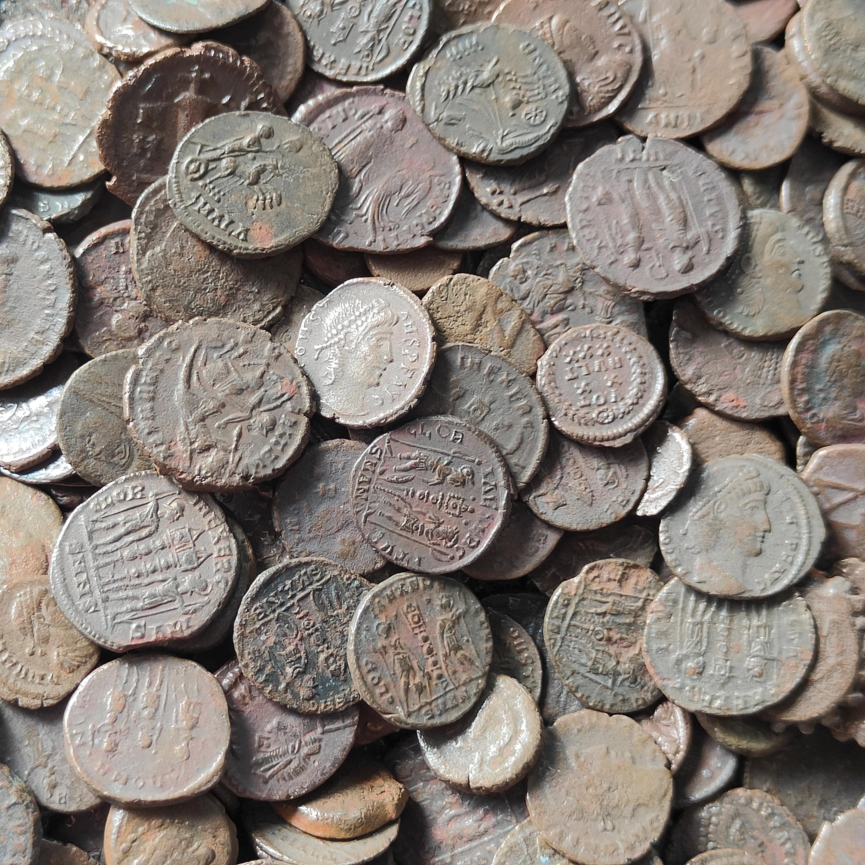 Lots of Roman coins available in Bulk, ancient Nummus from the Constantine era