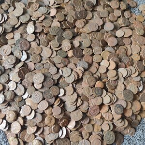 Bulk Roman Coins From Constantine Era - Ancient Nummus Bronze Pieces (Cleaned, Ungraded)