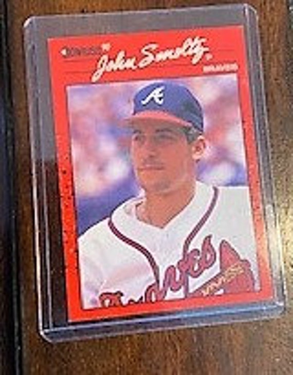 1990 Donruss 121 John Smoltz Braves Collector Card Mint 