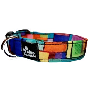 Softshell Dog Collar, Adjustable Dog Collar, Quick Release Buckle, Designer Dog Collar, Comfortable Dog Collar, Colorful Dog Collar