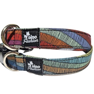Padded Colourful Dog Collar, Quick Release Buckle, Dog Collars For Medium And Large Dogs, Brown Dog Collar, Perfect Gift For Dog Lovers