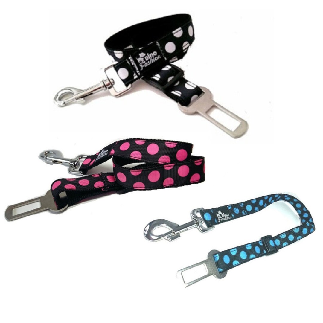 Pet Travel Seatbelt Car Journey Safety Belt Clip Harness Dog Seat Belt