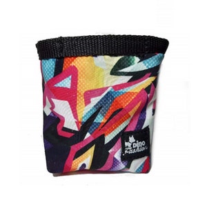 Dog Treat Bag Graffiti, Dog Treat Pouch, Dog training bag, Gift Ideas, Dog Training Walking Pouch, Dog Snack Bag, Dog Treat Holder, Dog Bag