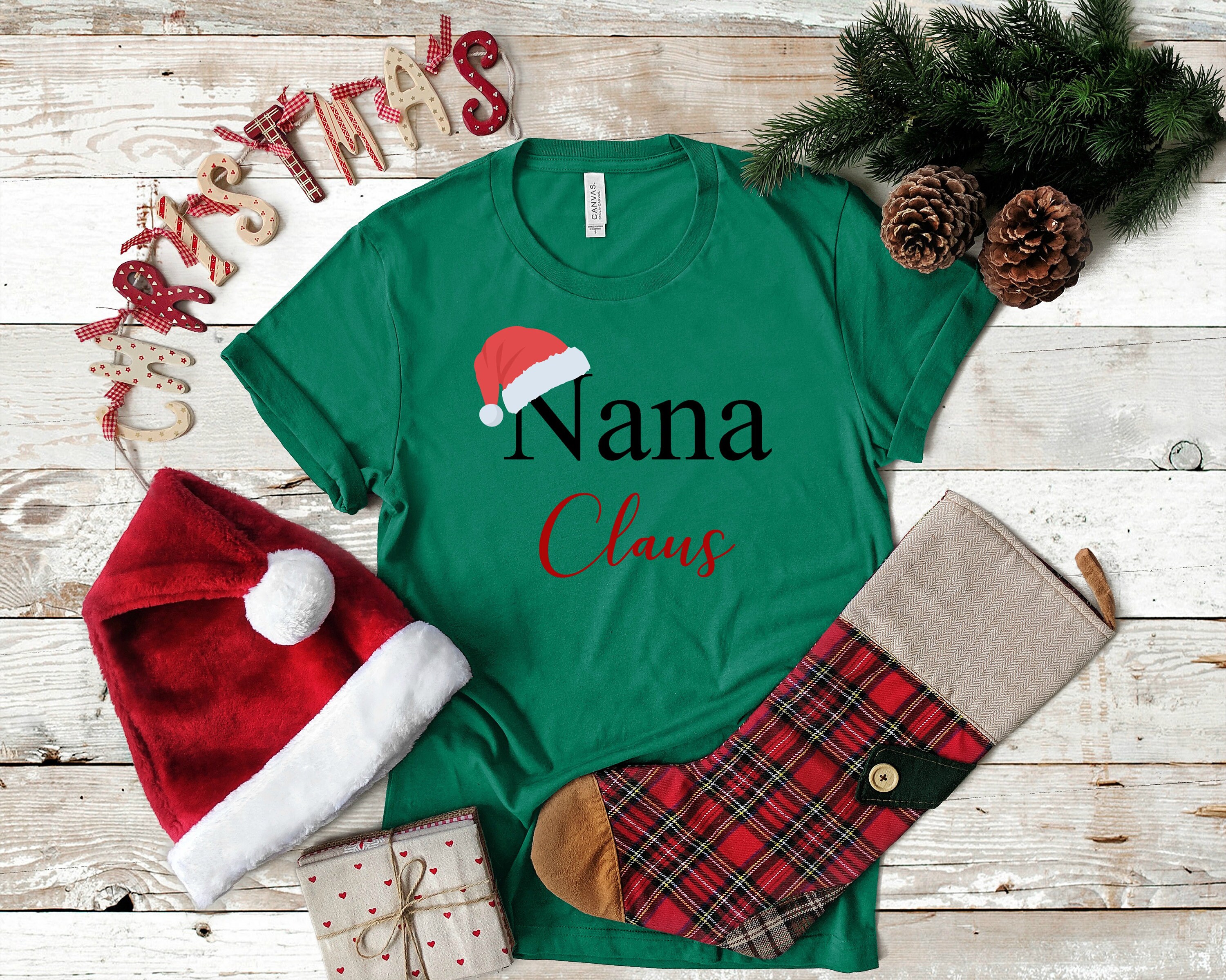 Nana Claus Shirt Christmas Tshirt 