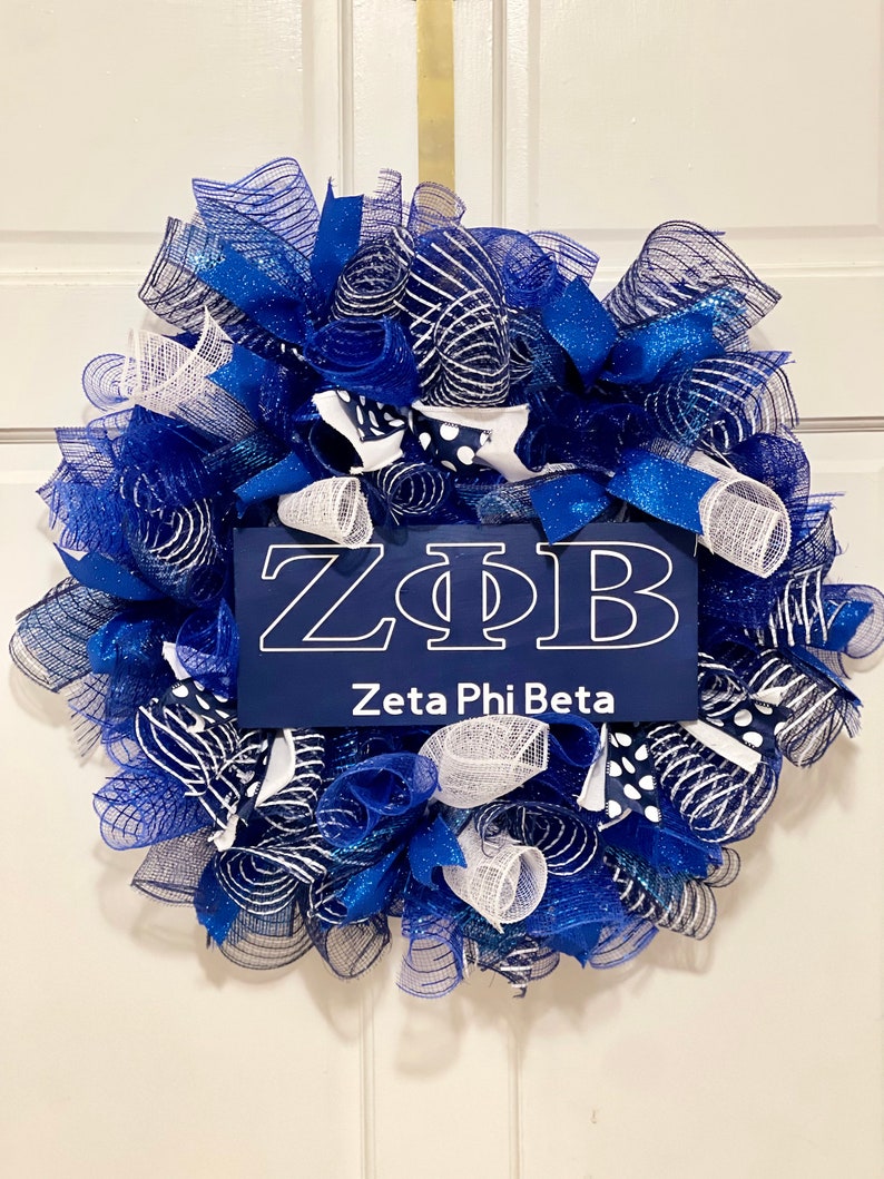 Zeta Phi Beta Wreath - Etsy