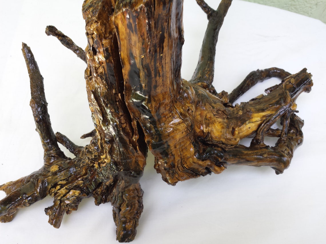 Treibholz Baum Wurzel natürliche Kunst Skulptur Tischstück Etsy