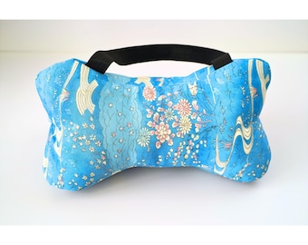 Bone-Shaped Pillow with Elastic Band: For Travel, Neck Pain, Back Support