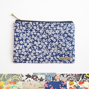 Astuccio con cerniera, astuccio per cosmetici, astuccio per penne, astuccio piatto, astuccio piccolo, kimono giapponese