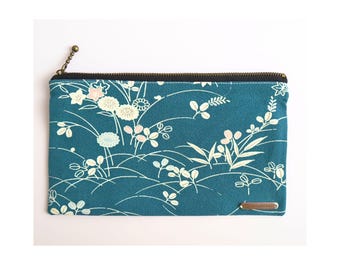 Flat Zipper Pouch: For Pen Pouch, Cosmetics, Travel