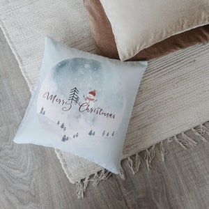 Merry Christmas Decorative Pillows, Throw Pillows, Pillow Cover, Pillow Case, Accent Pillow, Home Decor, Christmas Gift, Stocking Stuffer