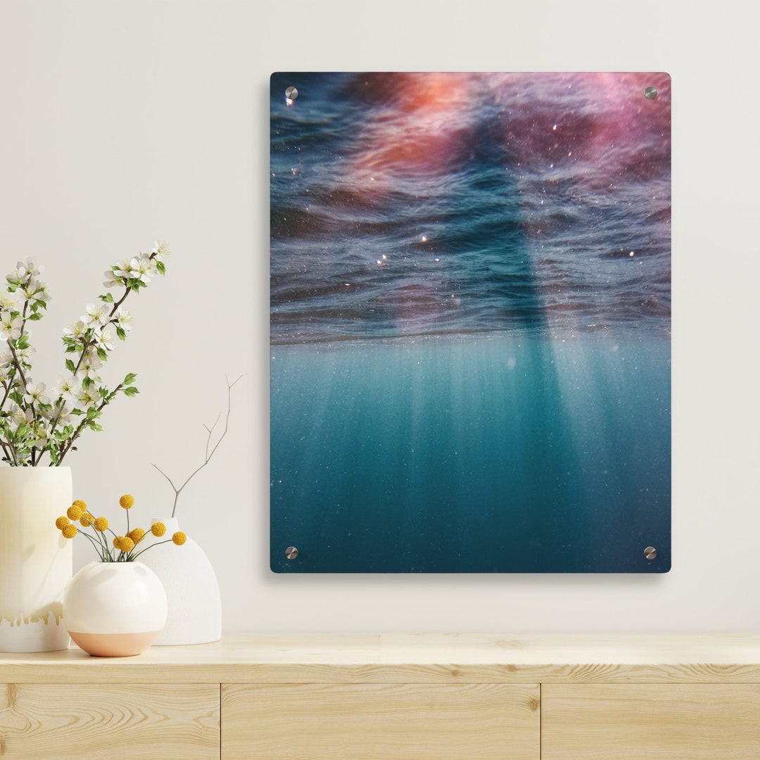 Acrylic Wall Art Panels Underwater Photo Wall Decor Ocean Etsy